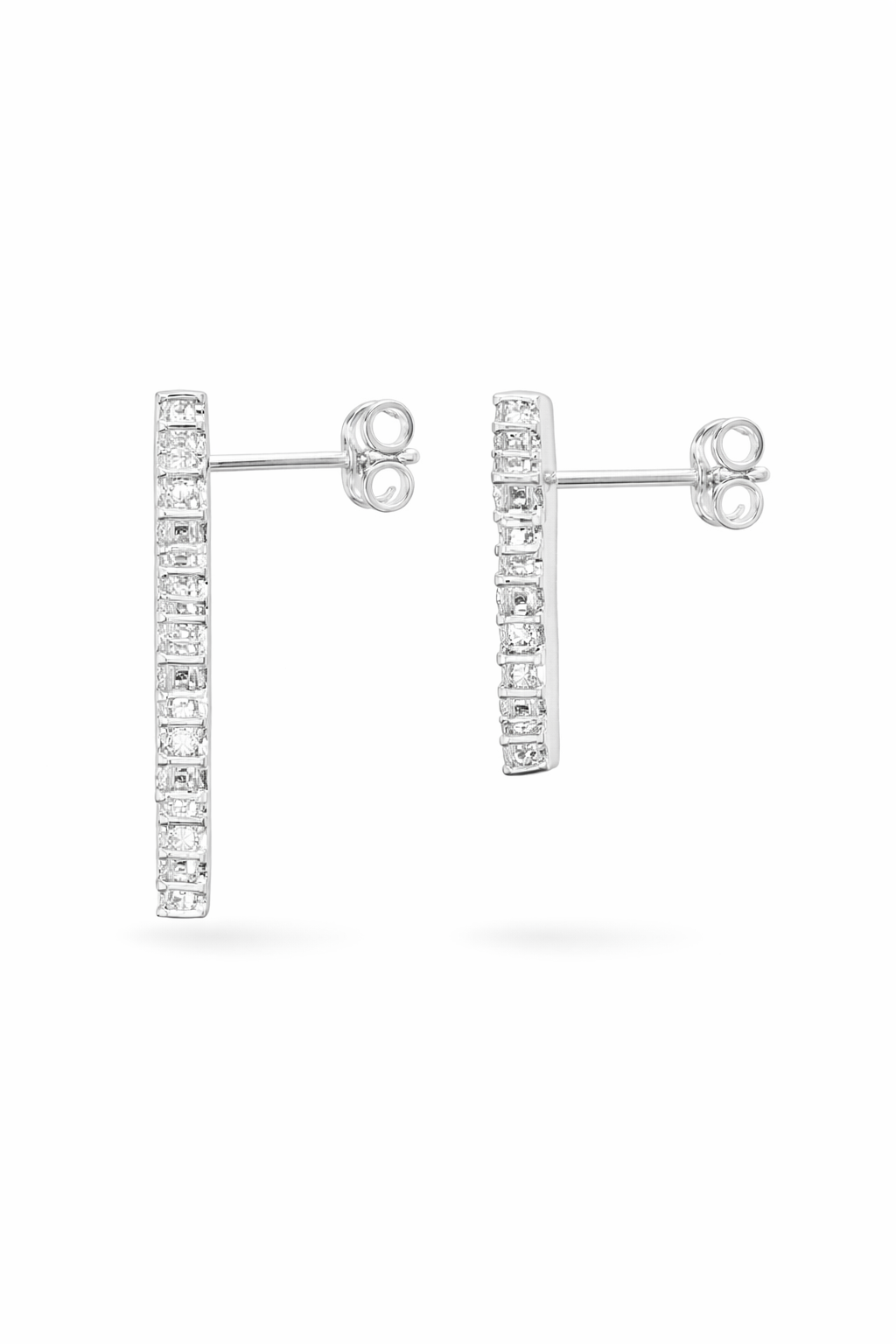 Orecchini pavé oro o argento