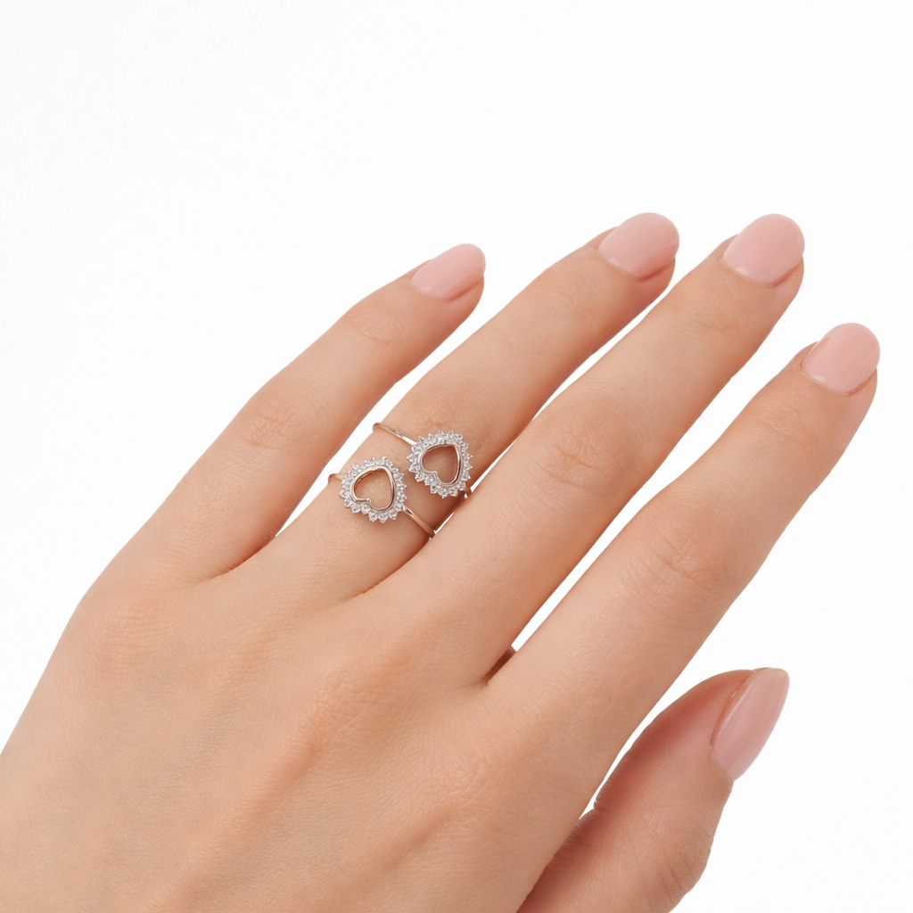 Anello Cuore oro o argento