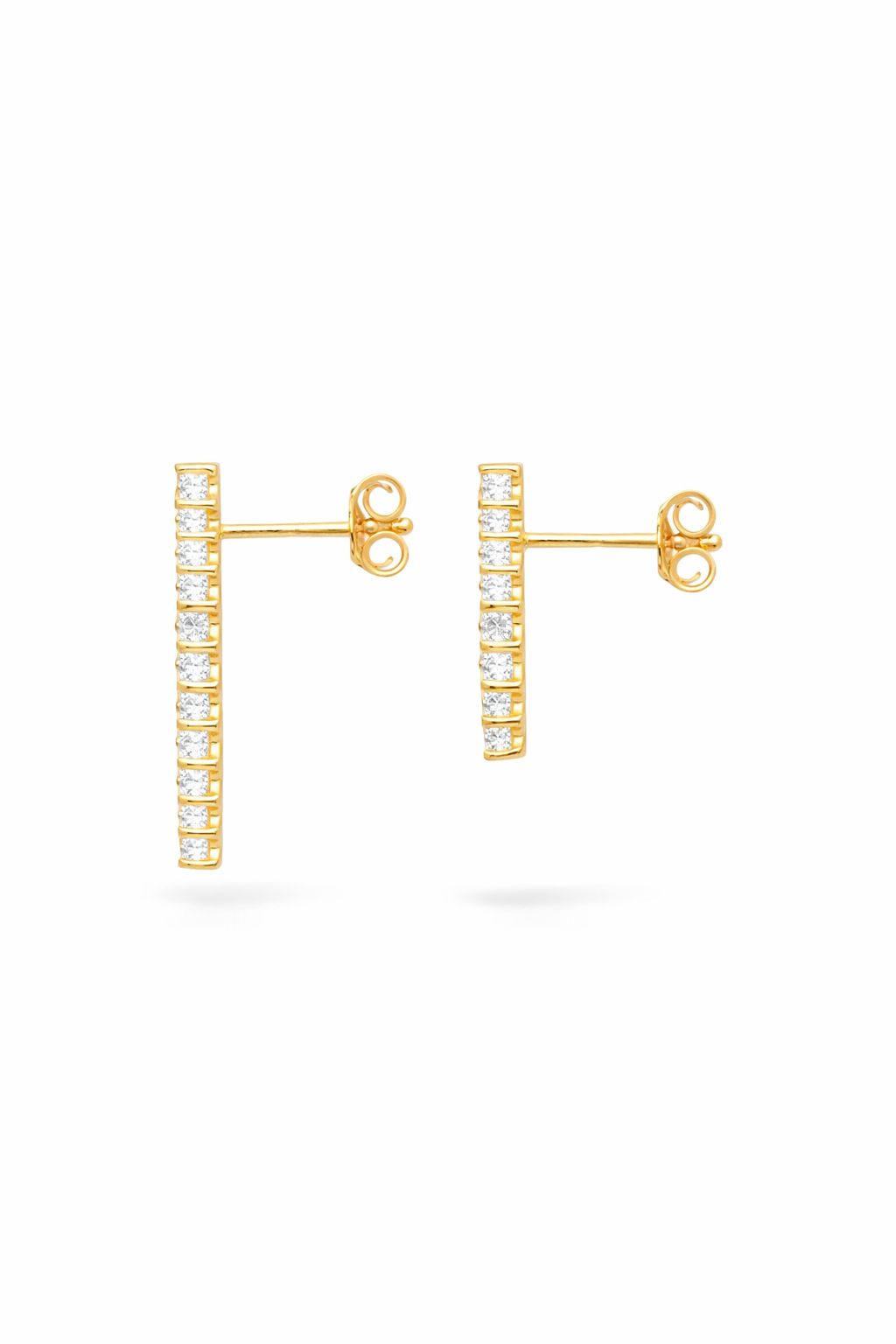 Orecchini pavé oro o argento