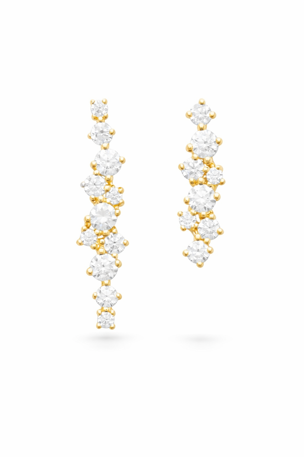 Orecchini pavé oro o argento