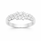 Anello pavé oro o argento